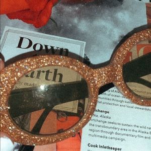 GOLD 1970s glasses🔥🔥